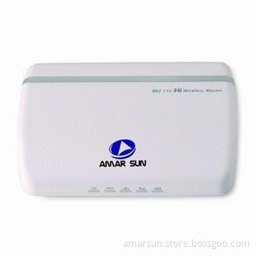 3G Wi-Fi Router with Wireless Speed up to 300Mbps, Supports WPA/WPA2 Encryptions